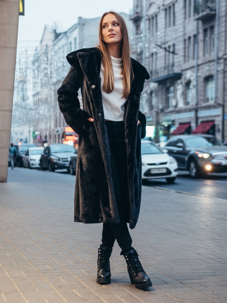 Приємна шуба зі штучного хутра – Photo 3